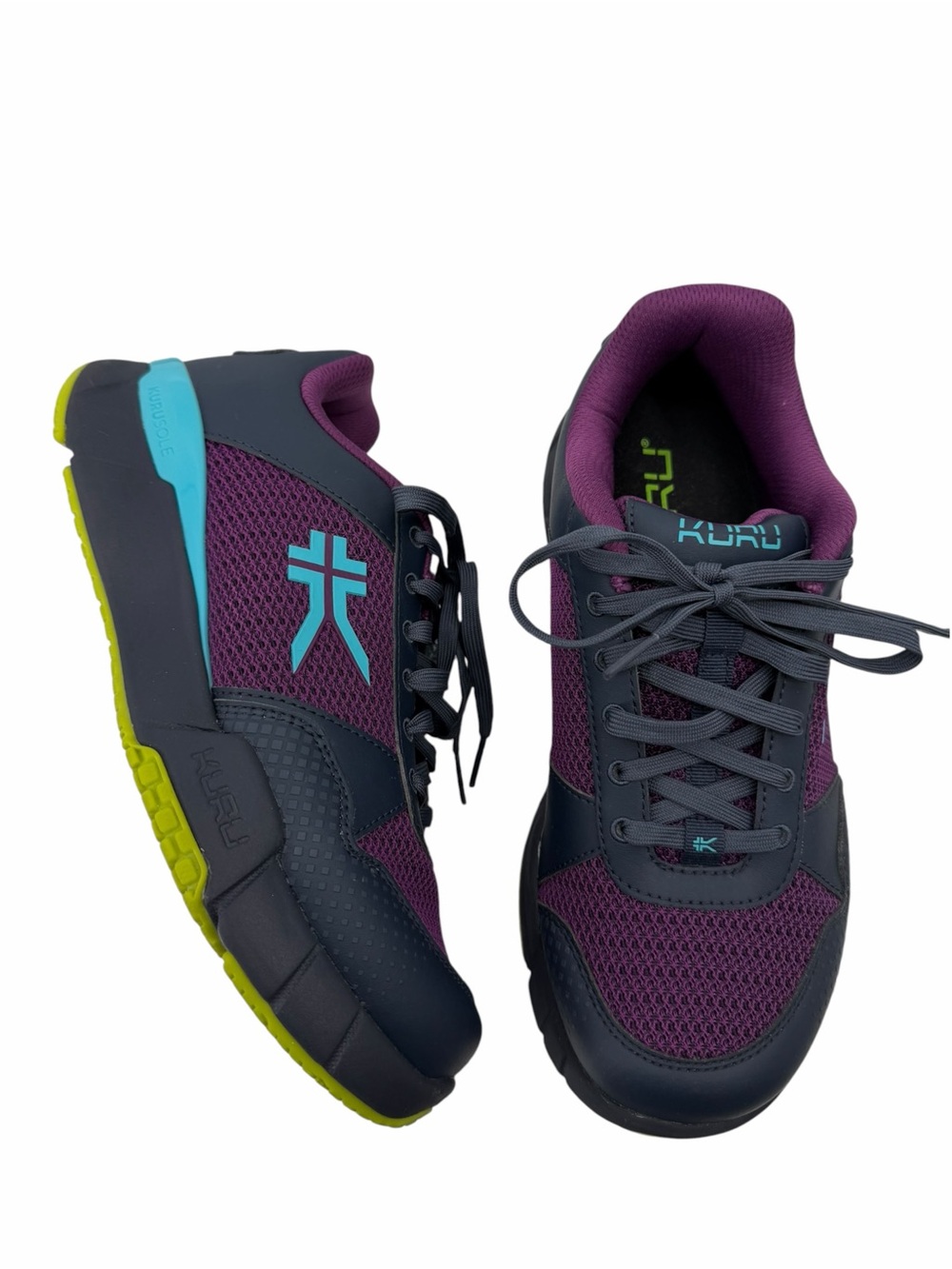 Kuru Women's QUANTUM 2 Electric Grape-Midnight Blue 2.0 Size 10 Wide